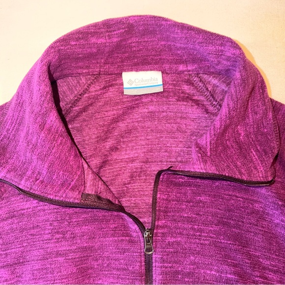 Columbia Women's Plum Half-Zip Cowl Pullover - Picture 3 of 7
